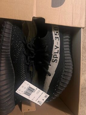 adidas Yeezy Boost 350 V2 in Black and White